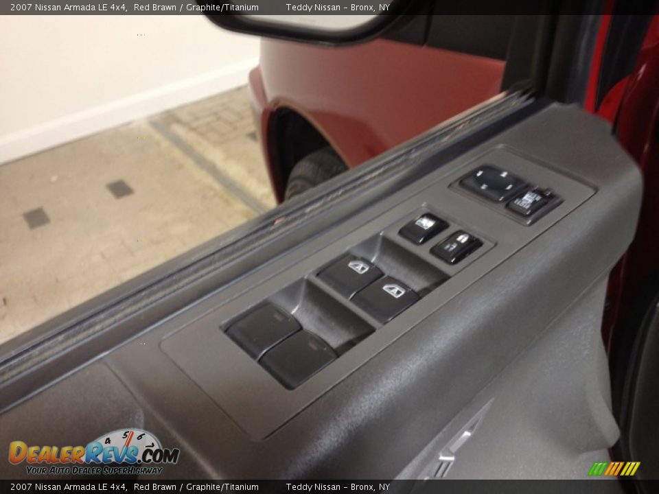 2007 Nissan Armada LE 4x4 Red Brawn / Graphite/Titanium Photo #13