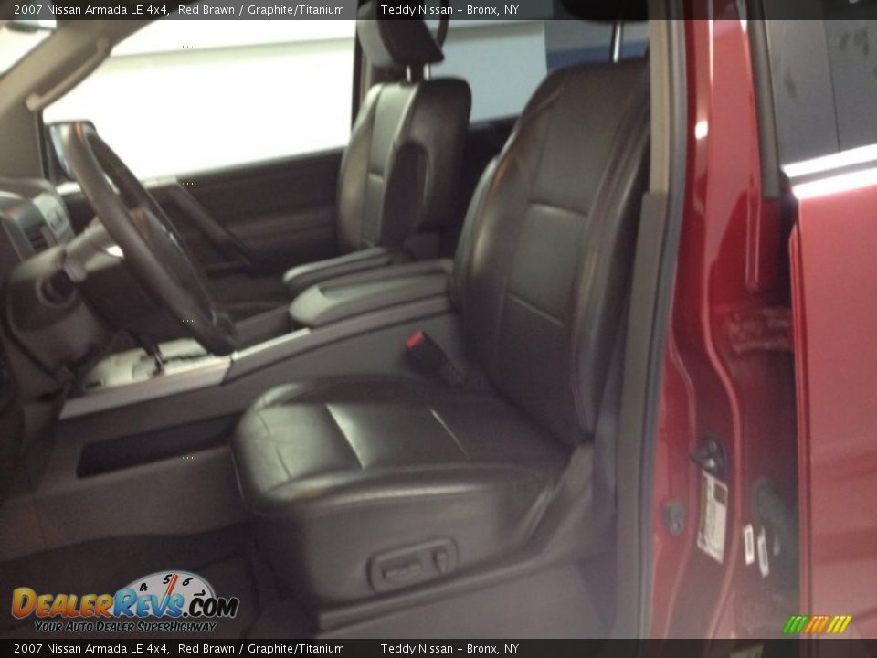 2007 Nissan Armada LE 4x4 Red Brawn / Graphite/Titanium Photo #14