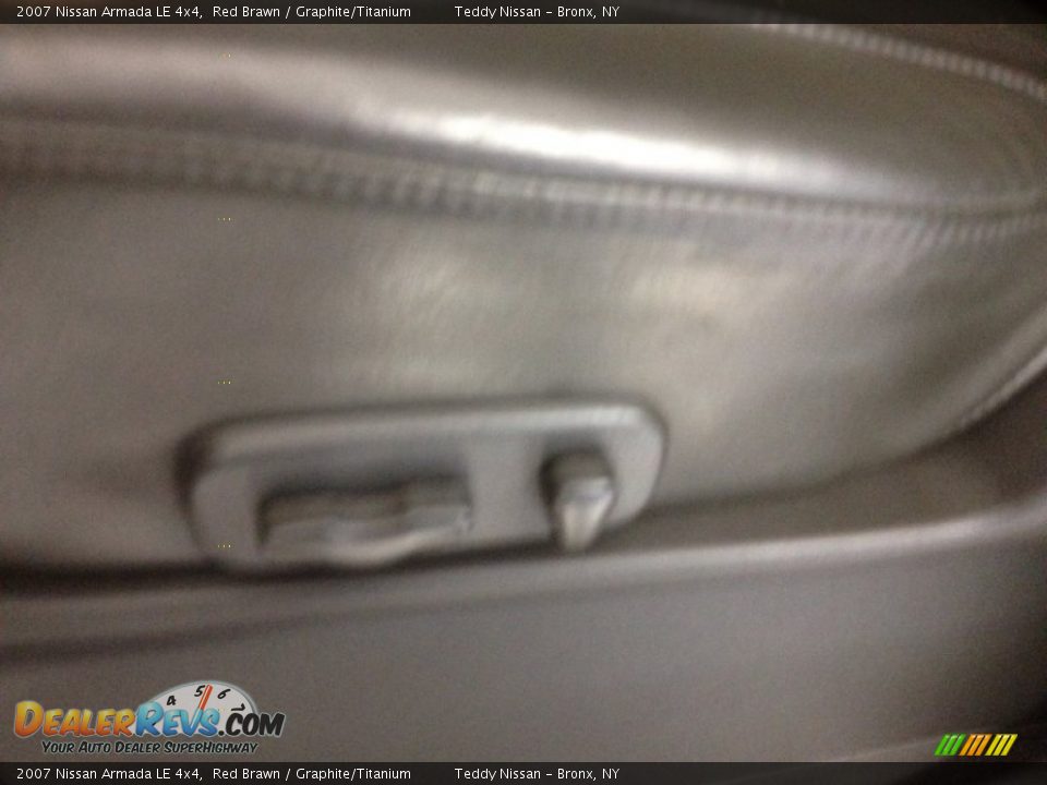 2007 Nissan Armada LE 4x4 Red Brawn / Graphite/Titanium Photo #15