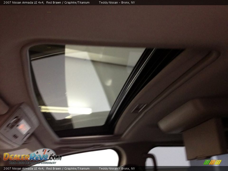 2007 Nissan Armada LE 4x4 Red Brawn / Graphite/Titanium Photo #16