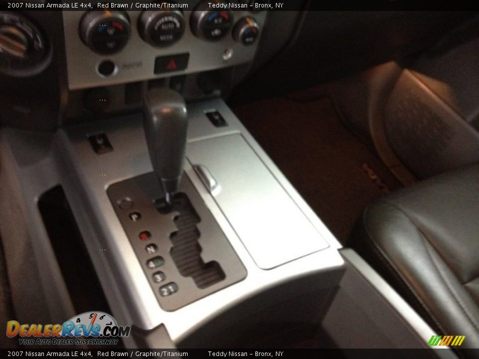 2007 Nissan Armada LE 4x4 Red Brawn / Graphite/Titanium Photo #20