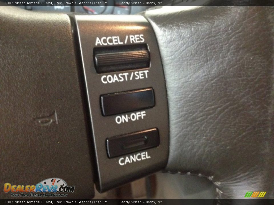 2007 Nissan Armada LE 4x4 Red Brawn / Graphite/Titanium Photo #23