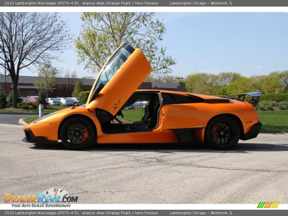 Arancio Atlas (Orange Pearl) 2010 Lamborghini Murcielago LP670-4 SV Photo #2