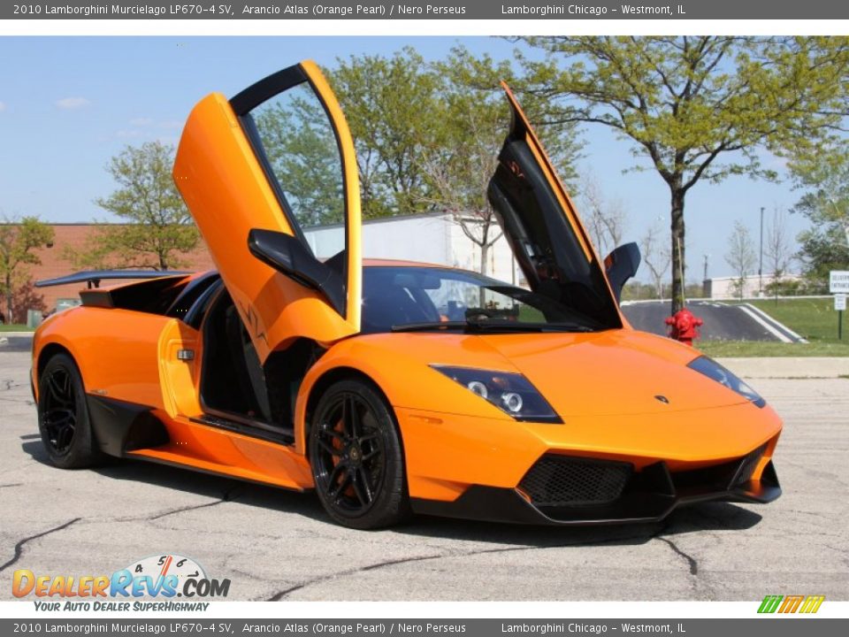 Arancio Atlas (Orange Pearl) 2010 Lamborghini Murcielago LP670-4 SV Photo #7