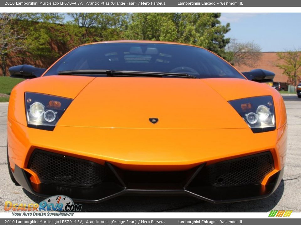 Arancio Atlas (Orange Pearl) 2010 Lamborghini Murcielago LP670-4 SV Photo #8