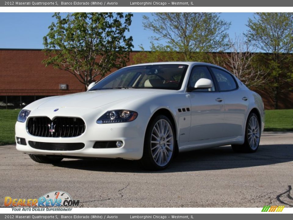 2012 Maserati Quattroporte S Bianco Eldorado (White) / Avorio Photo #1