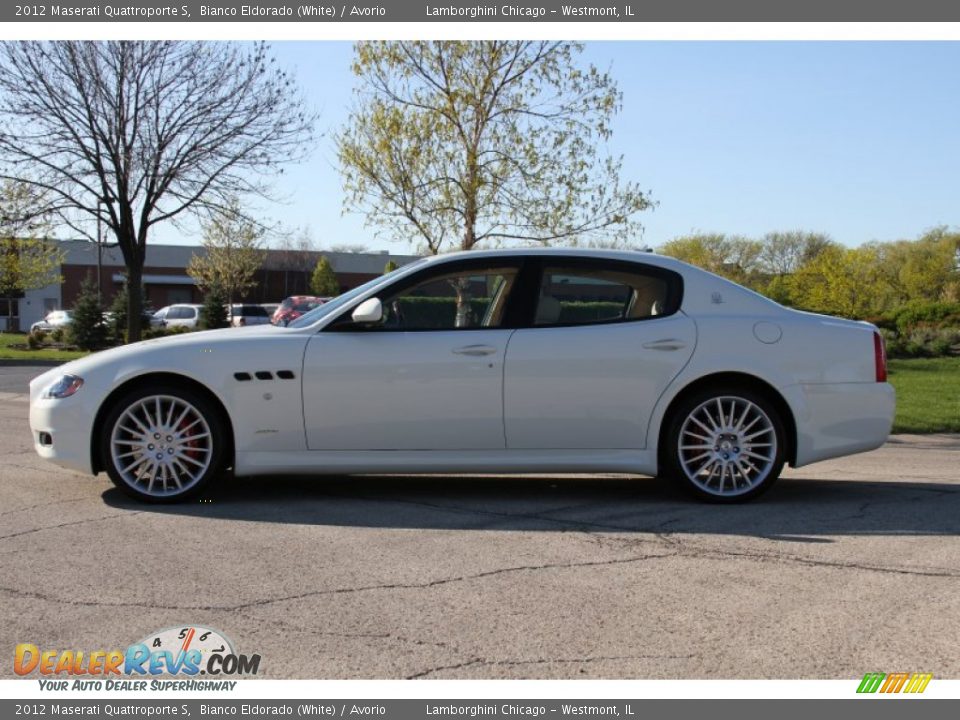2012 Maserati Quattroporte S Bianco Eldorado (White) / Avorio Photo #2