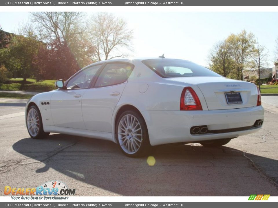2012 Maserati Quattroporte S Bianco Eldorado (White) / Avorio Photo #3