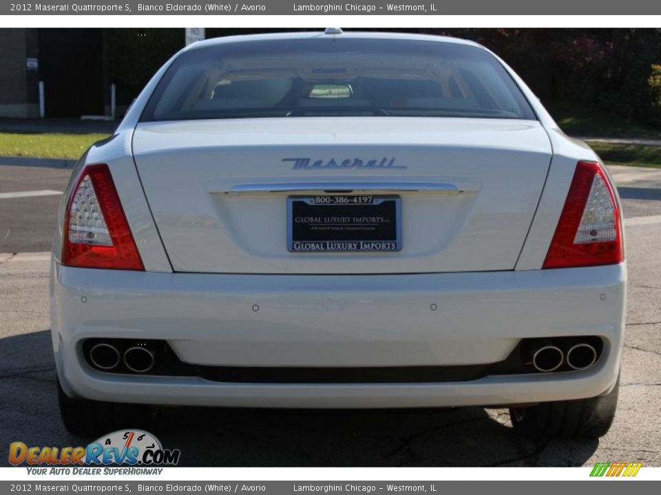 2012 Maserati Quattroporte S Bianco Eldorado (White) / Avorio Photo #4