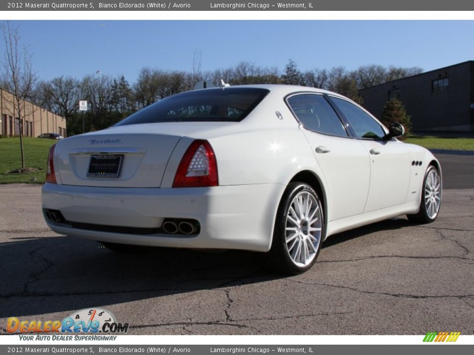 2012 Maserati Quattroporte S Bianco Eldorado (White) / Avorio Photo #5