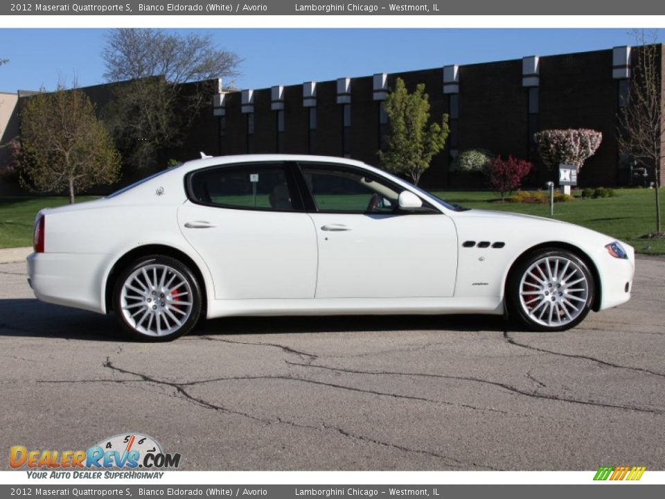 2012 Maserati Quattroporte S Bianco Eldorado (White) / Avorio Photo #6