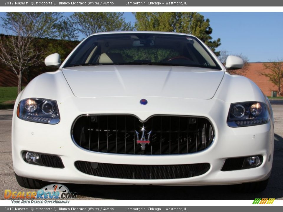2012 Maserati Quattroporte S Bianco Eldorado (White) / Avorio Photo #8