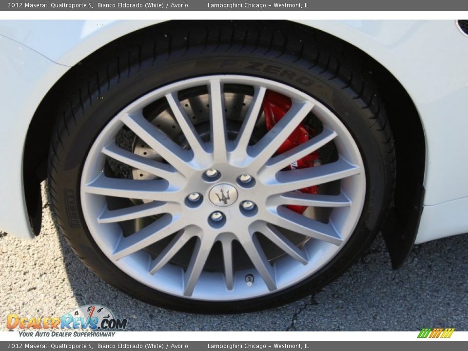 2012 Maserati Quattroporte S Bianco Eldorado (White) / Avorio Photo #9