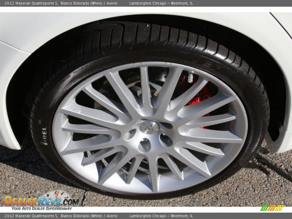 2012 Maserati Quattroporte S Bianco Eldorado (White) / Avorio Photo #11