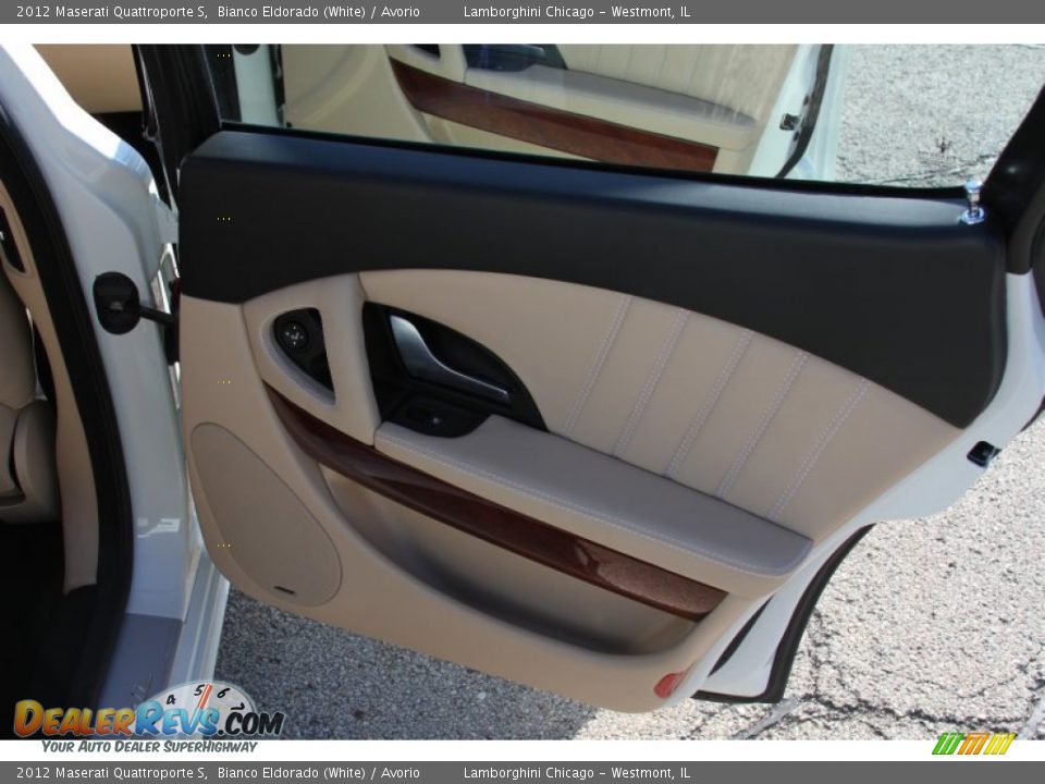 2012 Maserati Quattroporte S Bianco Eldorado (White) / Avorio Photo #14