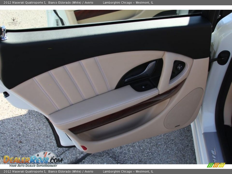 2012 Maserati Quattroporte S Bianco Eldorado (White) / Avorio Photo #16