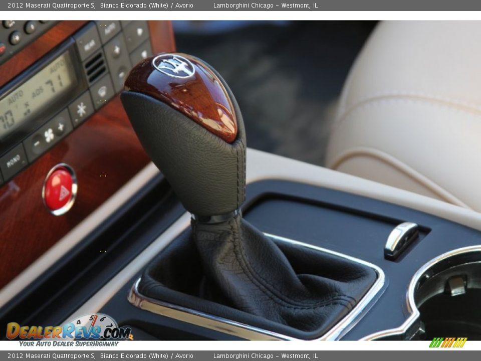2012 Maserati Quattroporte S Bianco Eldorado (White) / Avorio Photo #23