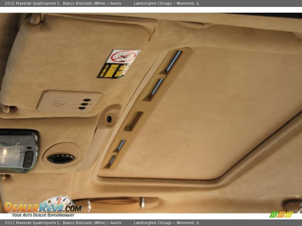 2012 Maserati Quattroporte S Bianco Eldorado (White) / Avorio Photo #25