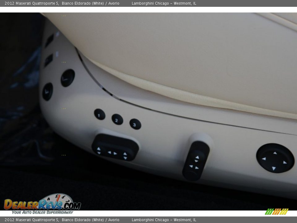 2012 Maserati Quattroporte S Bianco Eldorado (White) / Avorio Photo #30