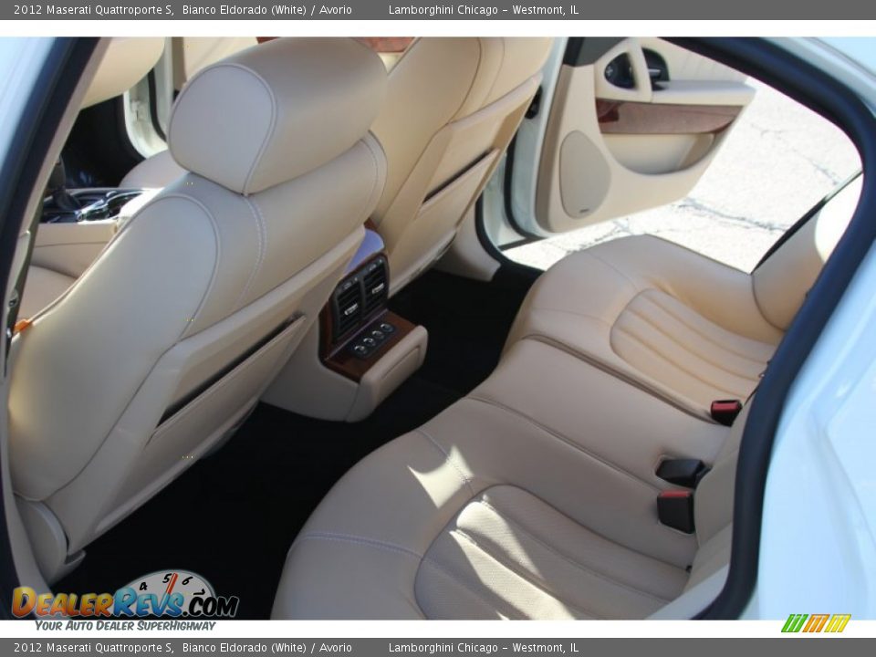 2012 Maserati Quattroporte S Bianco Eldorado (White) / Avorio Photo #32