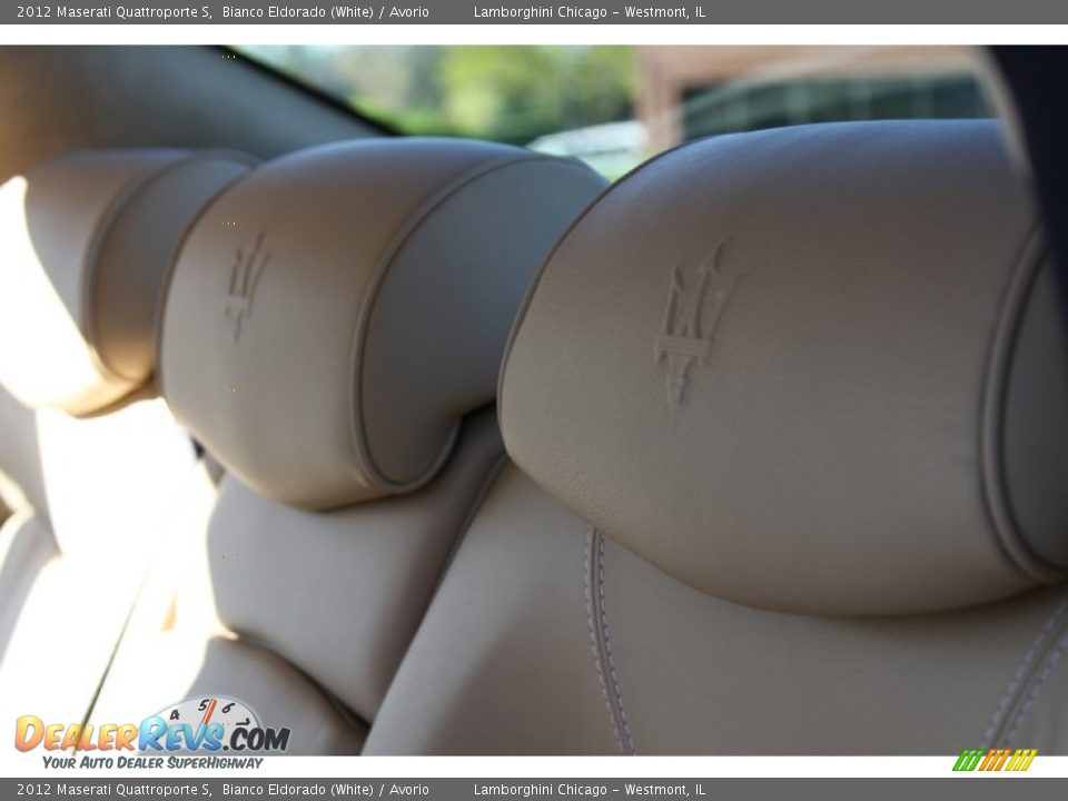 2012 Maserati Quattroporte S Bianco Eldorado (White) / Avorio Photo #33