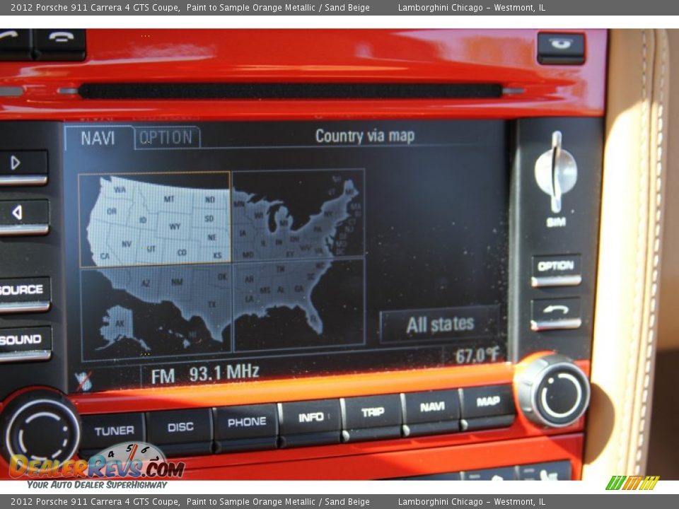 Navigation of 2012 Porsche 911 Carrera 4 GTS Coupe Photo #30