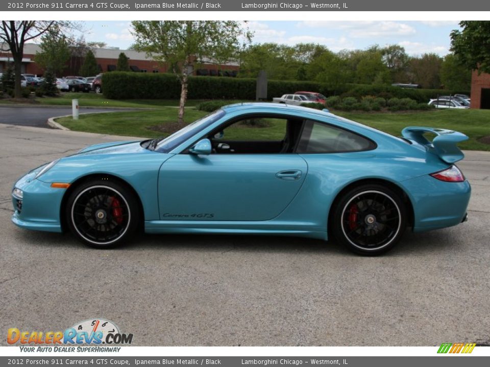 Ipanema Blue Metallic 2012 Porsche 911 Carrera 4 GTS Coupe Photo #2
