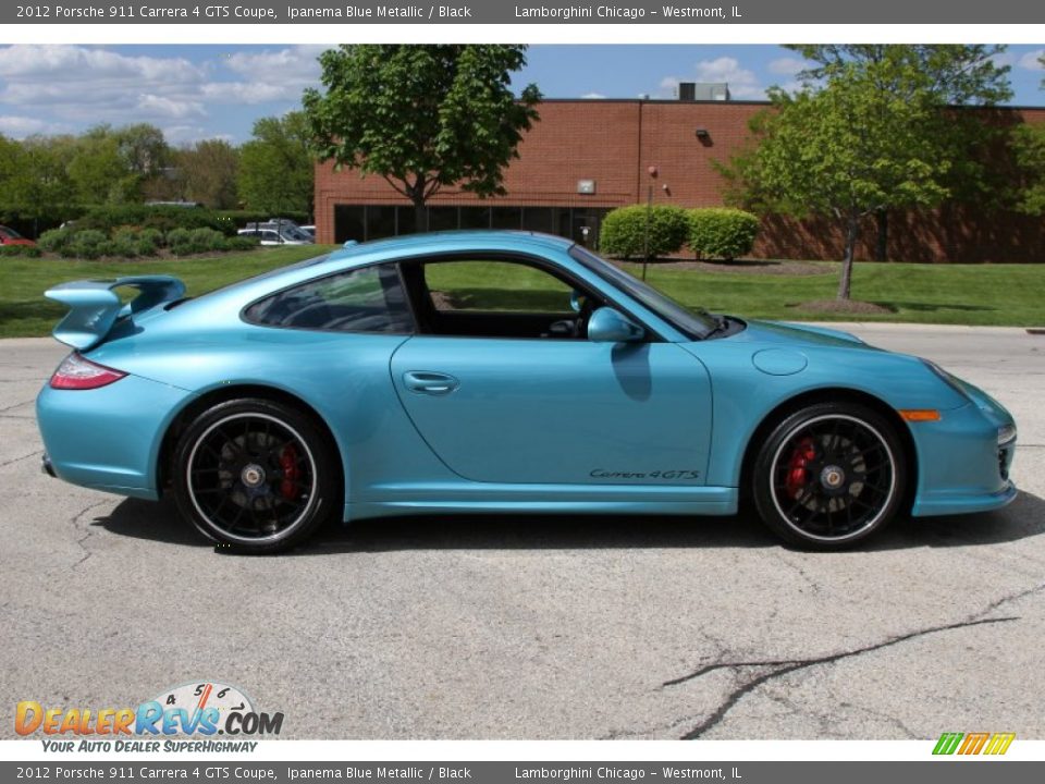 Ipanema Blue Metallic 2012 Porsche 911 Carrera 4 GTS Coupe Photo #6