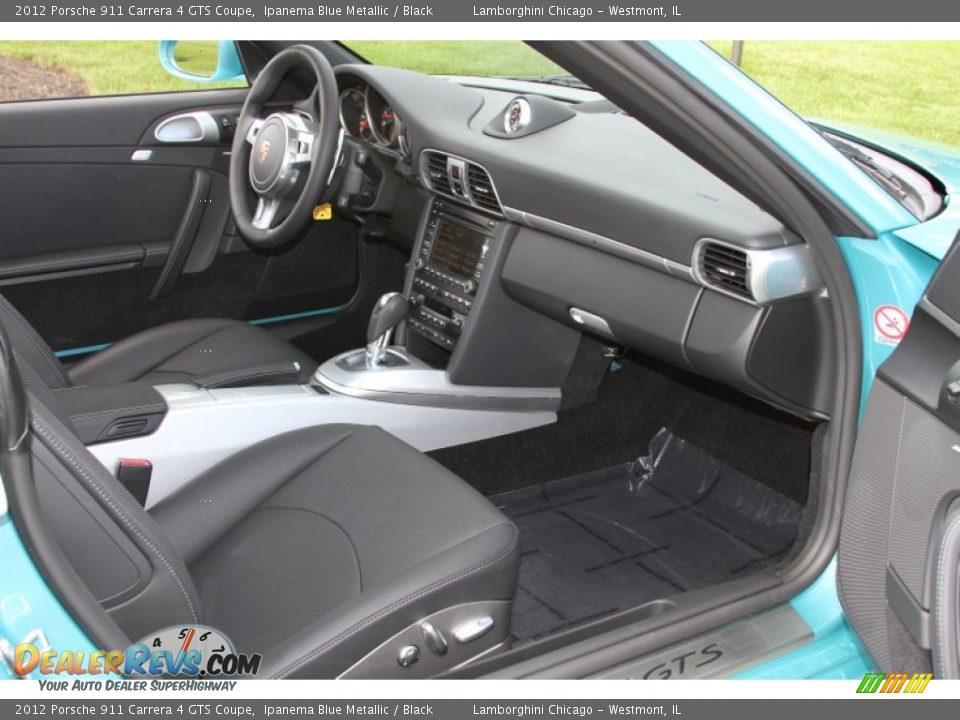 Black Interior - 2012 Porsche 911 Carrera 4 GTS Coupe Photo #33