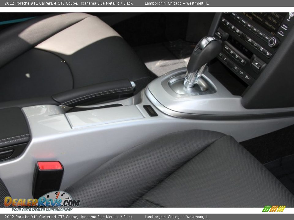 2012 Porsche 911 Carrera 4 GTS Coupe Ipanema Blue Metallic / Black Photo #35