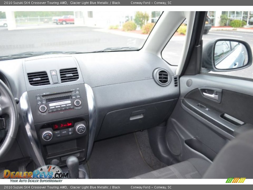 2010 Suzuki SX4 Crossover Touring AWD Glacier Light Blue Metallic / Black Photo #14