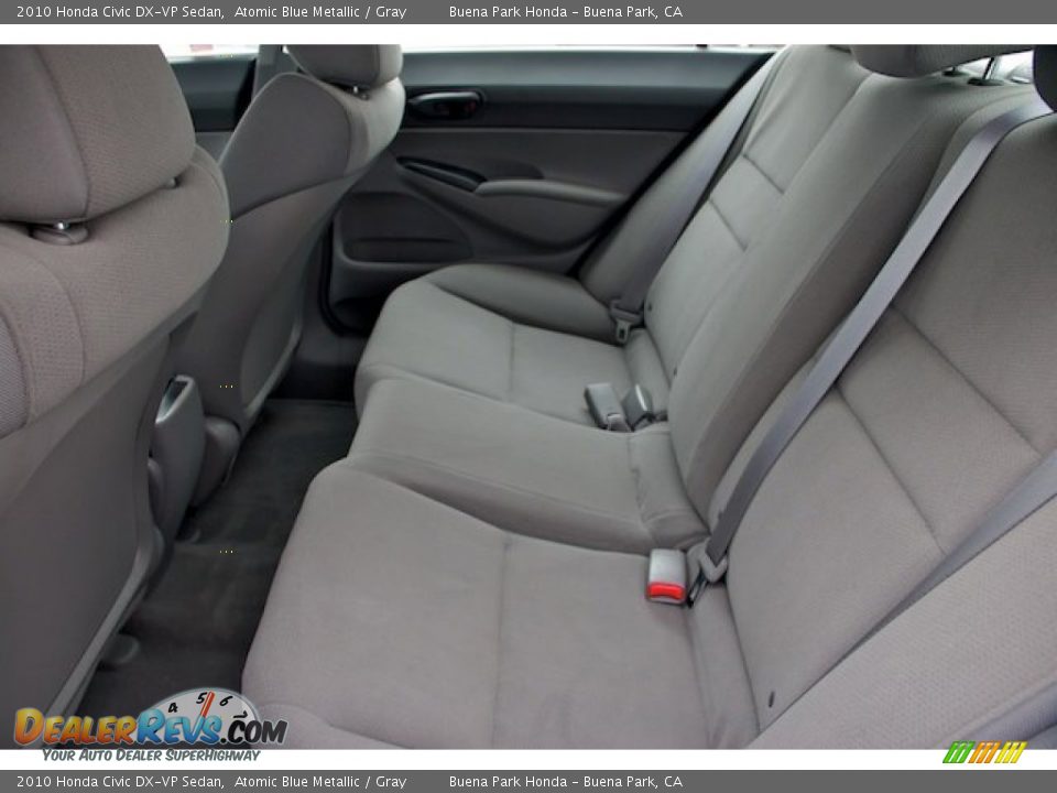 2010 Honda Civic DX-VP Sedan Atomic Blue Metallic / Gray Photo #4