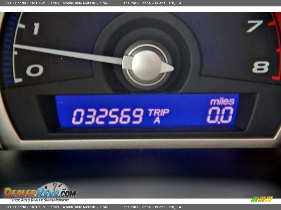 2010 Honda Civic DX-VP Sedan Atomic Blue Metallic / Gray Photo #12