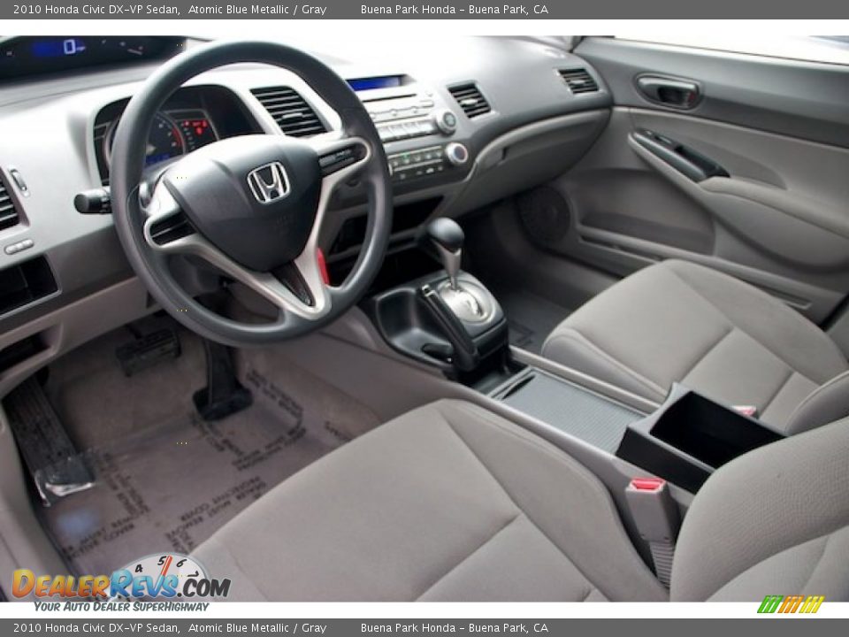 Gray Interior - 2010 Honda Civic DX-VP Sedan Photo #13