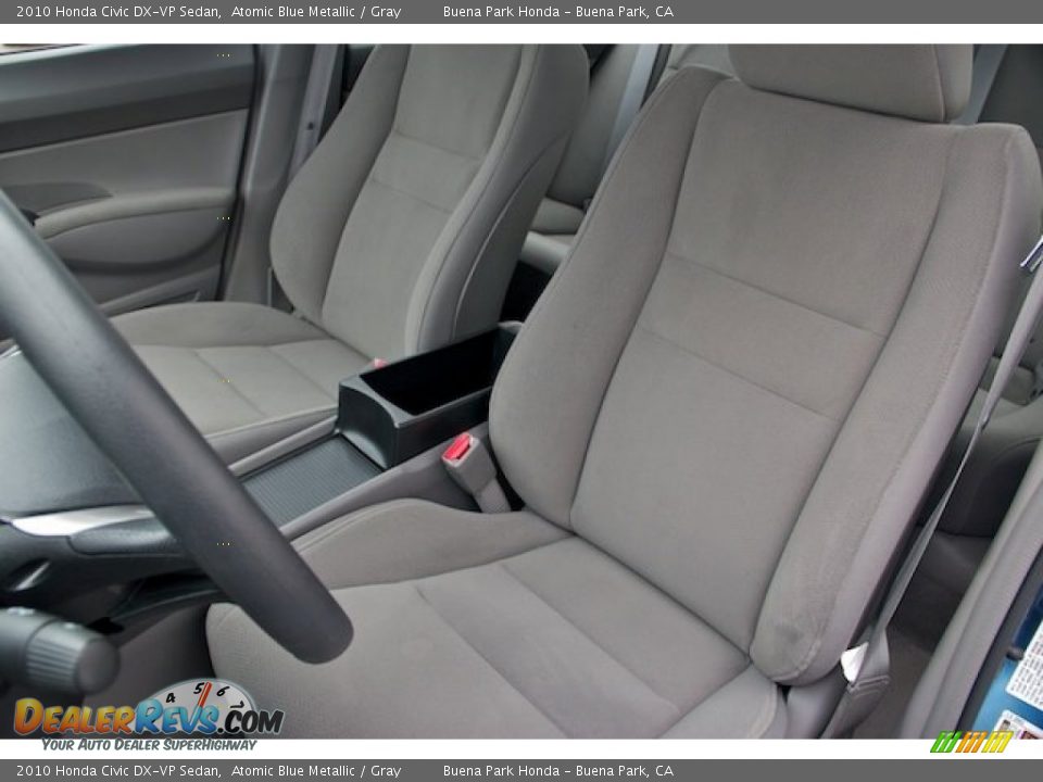 2010 Honda Civic DX-VP Sedan Atomic Blue Metallic / Gray Photo #14