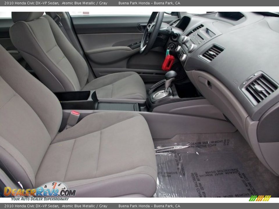 2010 Honda Civic DX-VP Sedan Atomic Blue Metallic / Gray Photo #20