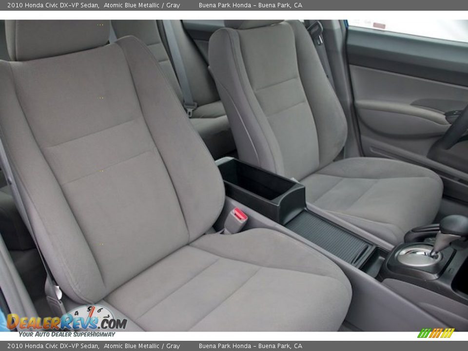 2010 Honda Civic DX-VP Sedan Atomic Blue Metallic / Gray Photo #22
