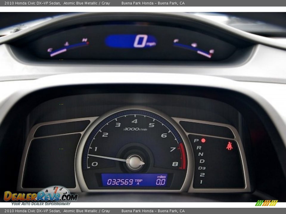 2010 Honda Civic DX-VP Sedan Atomic Blue Metallic / Gray Photo #23