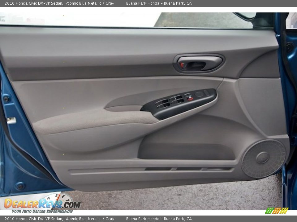 2010 Honda Civic DX-VP Sedan Atomic Blue Metallic / Gray Photo #24