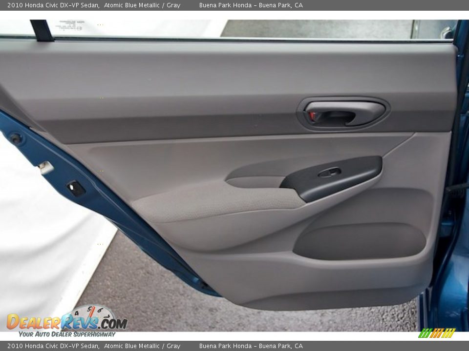 2010 Honda Civic DX-VP Sedan Atomic Blue Metallic / Gray Photo #25