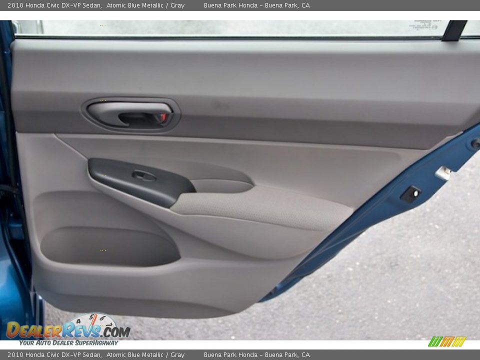 2010 Honda Civic DX-VP Sedan Atomic Blue Metallic / Gray Photo #26