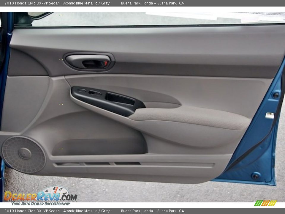 2010 Honda Civic DX-VP Sedan Atomic Blue Metallic / Gray Photo #27