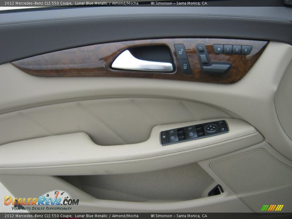 2012 Mercedes-Benz CLS 550 Coupe Lunar Blue Metallic / Almond/Mocha Photo #6