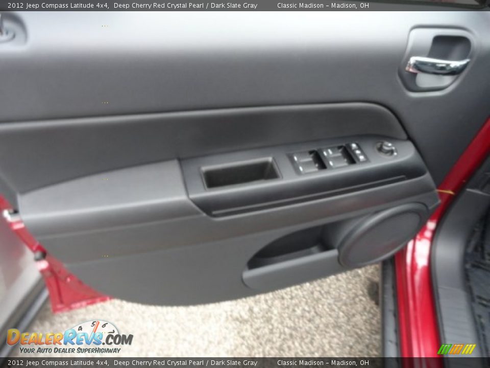 2012 Jeep Compass Latitude 4x4 Deep Cherry Red Crystal Pearl / Dark Slate Gray Photo #6