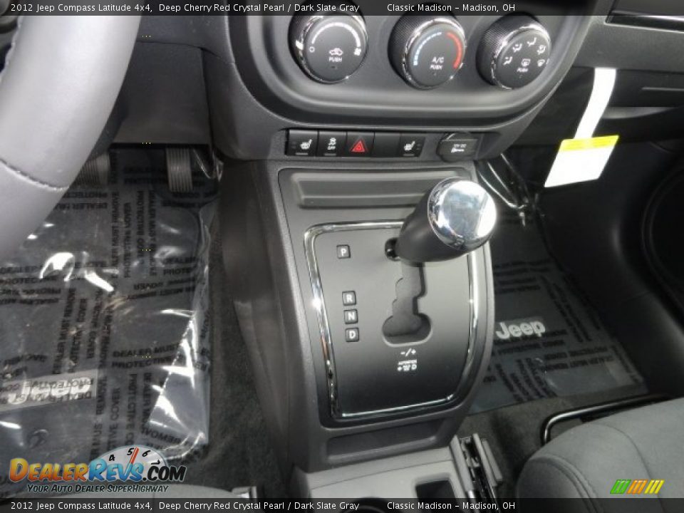 2012 Jeep Compass Latitude 4x4 Deep Cherry Red Crystal Pearl / Dark Slate Gray Photo #8