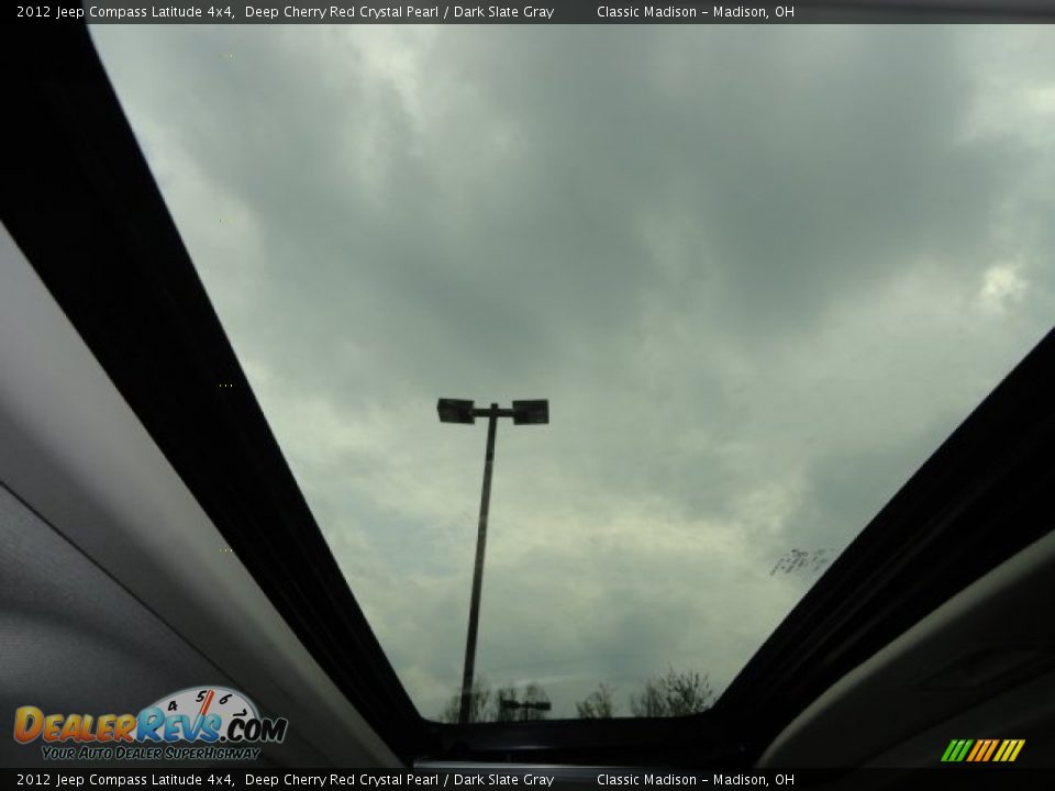 2012 Jeep Compass Latitude 4x4 Deep Cherry Red Crystal Pearl / Dark Slate Gray Photo #9