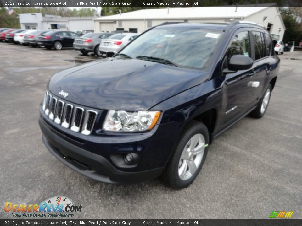 2012 Jeep Compass Latitude 4x4 True Blue Pearl / Dark Slate Gray Photo #1