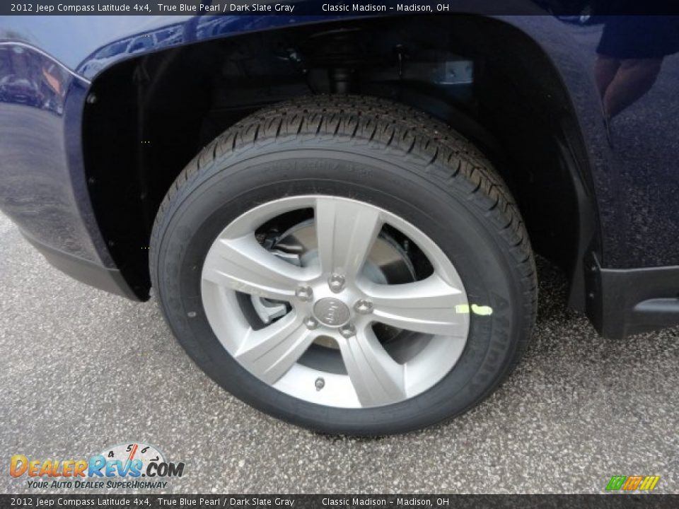 2012 Jeep Compass Latitude 4x4 True Blue Pearl / Dark Slate Gray Photo #4
