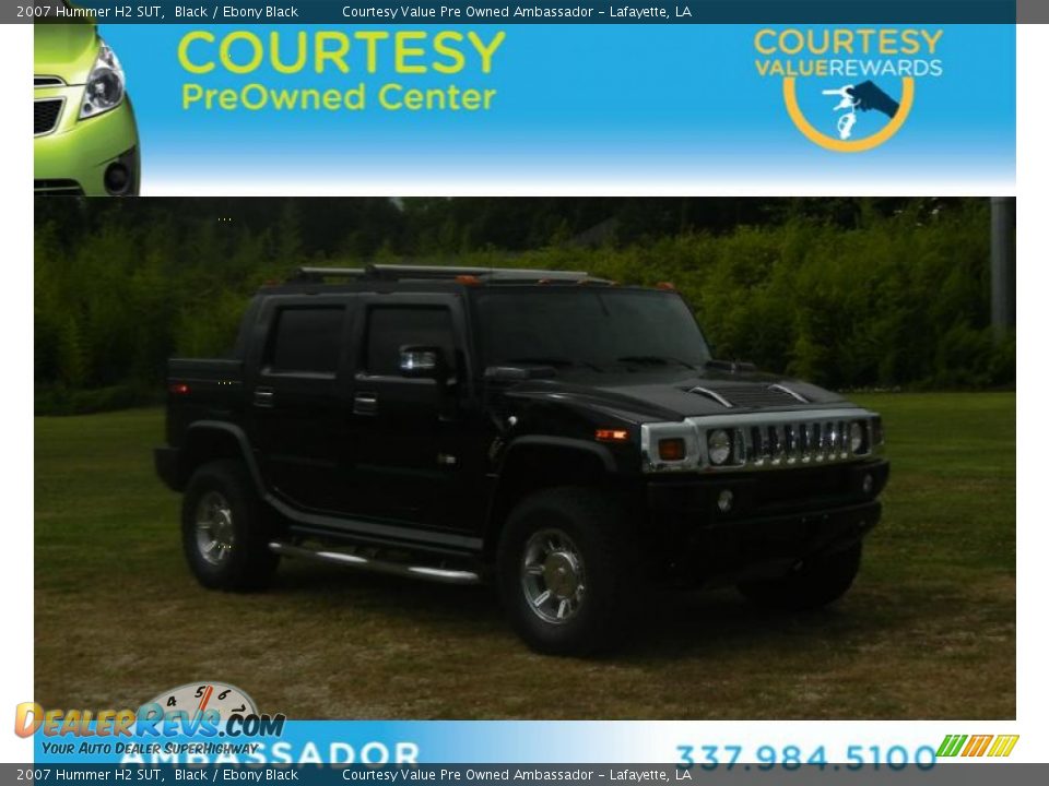 2007 Hummer H2 SUT Black / Ebony Black Photo #1