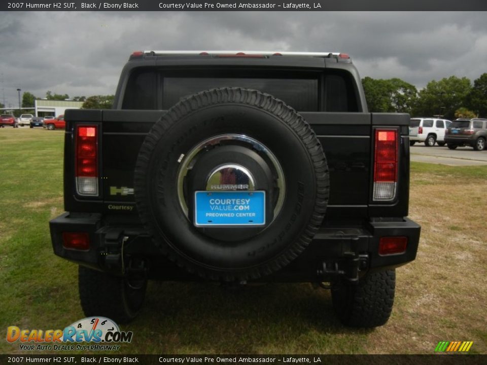 2007 Hummer H2 SUT Black / Ebony Black Photo #3